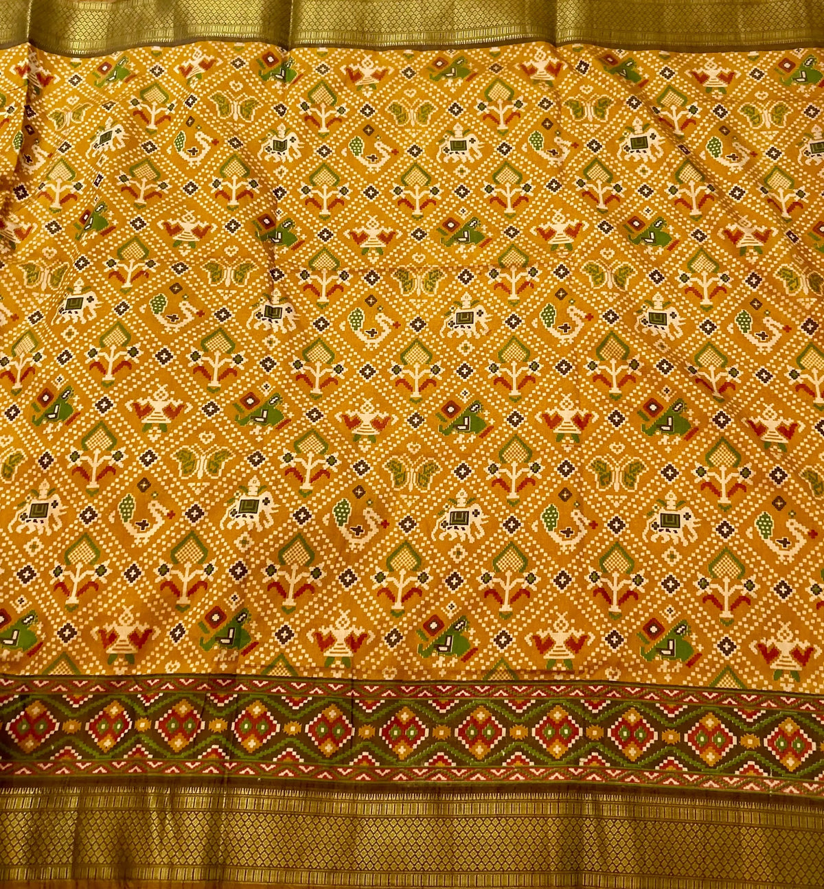 Semi Dola Silk Patola saree
