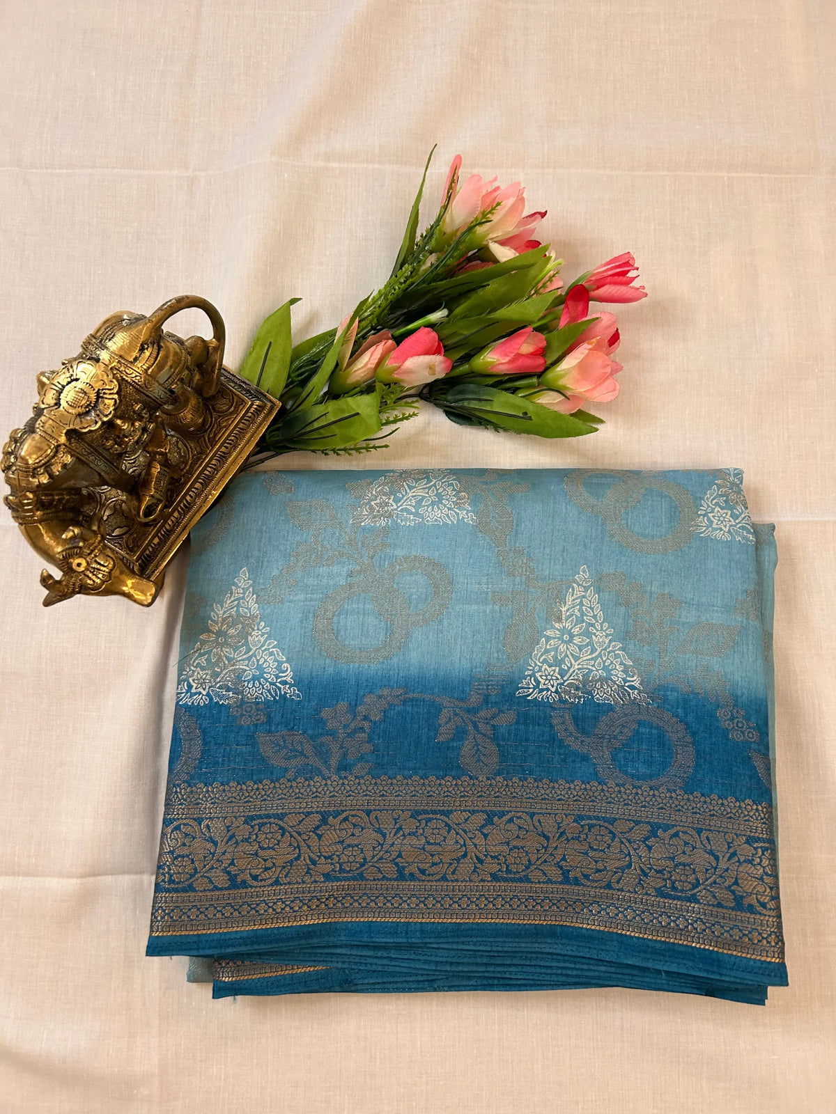 Chanderi silk saree Mandira Silks